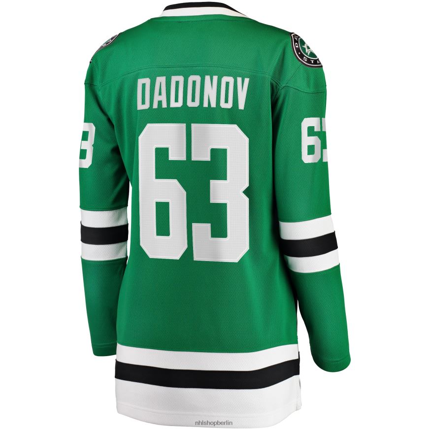 Frauen NHL Dallas Stars Evgenii Dadonov Fanatics-gebrandetes grünes Breakaway-Heimtrikot Kleidung BF680T2147