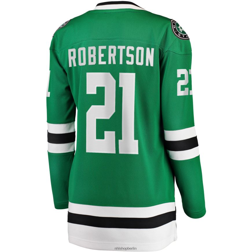 Frauen NHL Dallas Stars Jason Robertson Fanatics Branded Kelly Green 2017/18 Breakaway-Heimtrikot Kleidung BF680T194