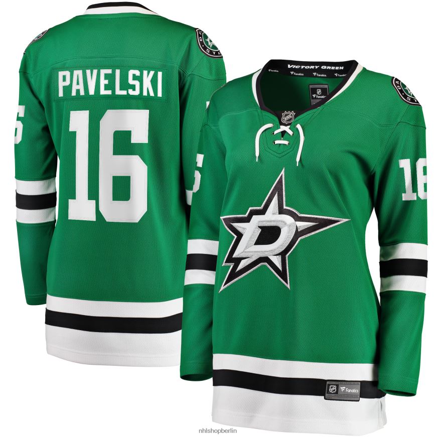 Frauen NHL Dallas Stars Joe Pavelski Fanatics Branded Kelly Green Breakaway-Heimspielertrikot Kleidung BF680T1033