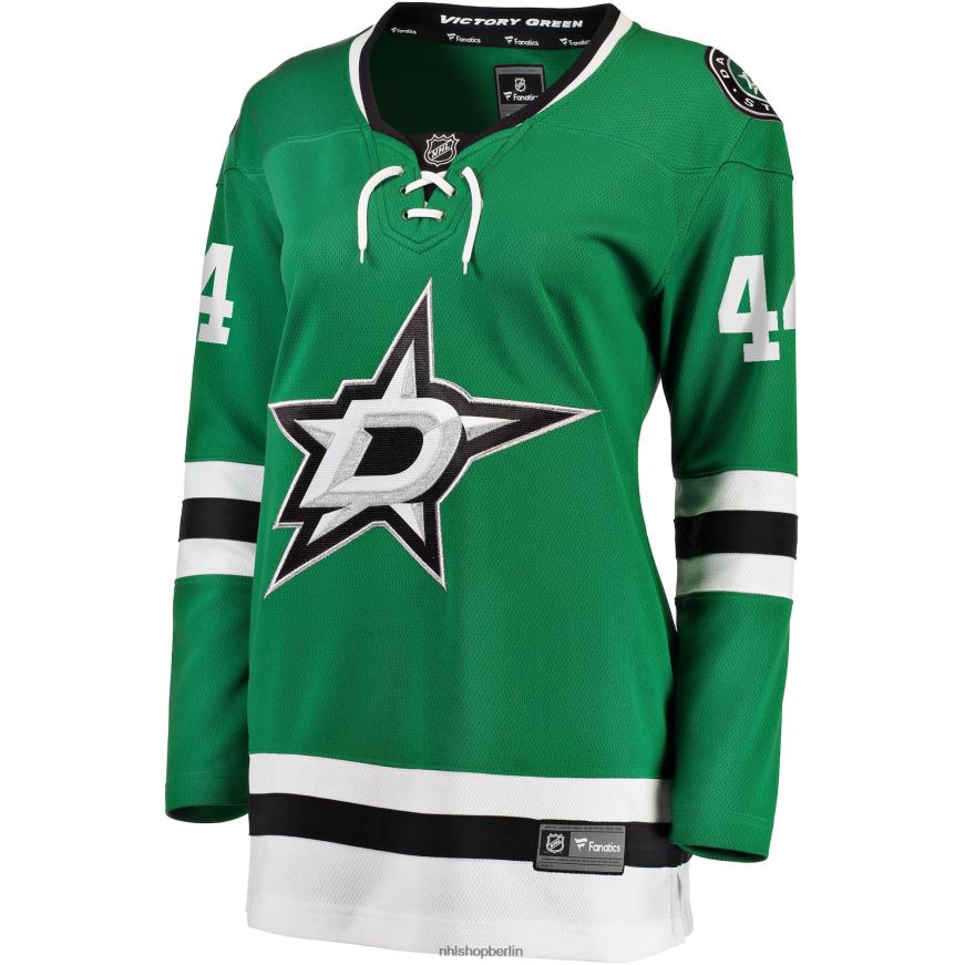 Frauen NHL Dallas Stars Joel Hanley Fanatics-Trikot mit Kelly Green-Heimtrikot für Ausreißer Kleidung BF680T2243