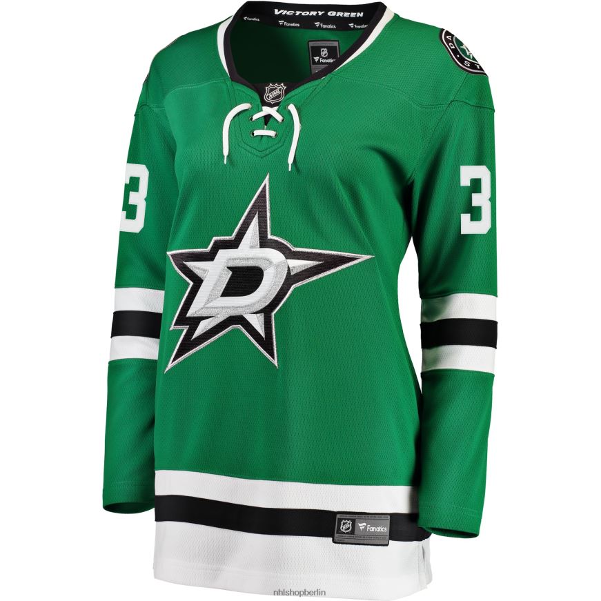 Frauen NHL Dallas Stars John Klingberg Fanatics gebrandetes Kelly Green Breakaway-Spielertrikot Kleidung BF680T2279