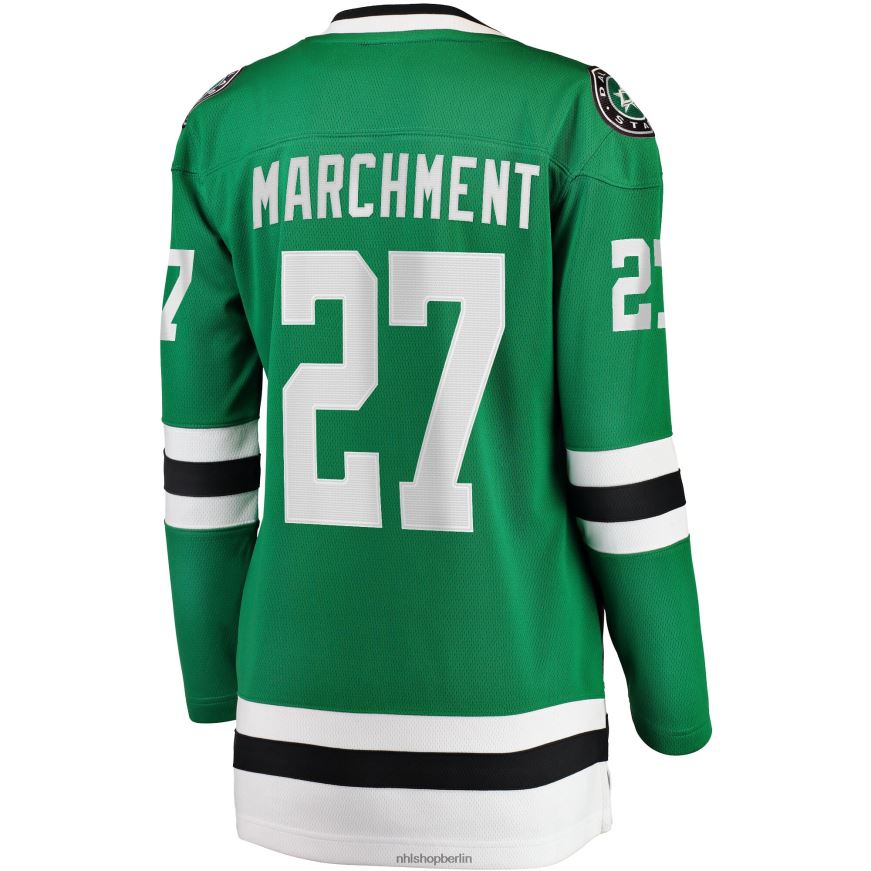 Frauen NHL Dallas Stars Mason Marchment Fanatics Branded Kelly Green Home Breakaway-Spielertrikot Kleidung BF680T1493