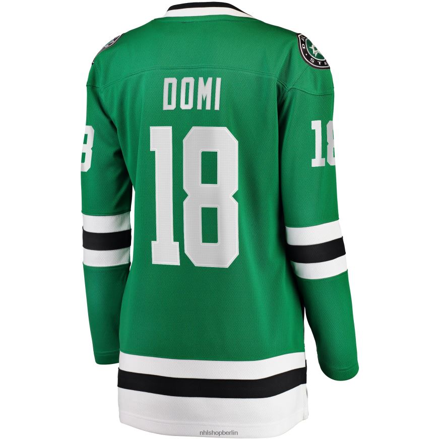 Frauen NHL Dallas Stars Max Domi Fanatics-gebrandetes grünes Breakaway-Heimtrikot Kleidung BF680T2019