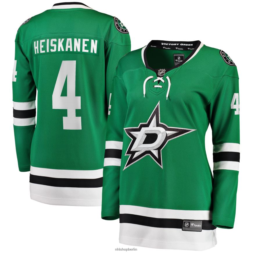 Frauen NHL Dallas Stars Miro Heiskanen Fanatics-Branding-Kelly-Green-Heimtrikot für Breakaway-Spieler Kleidung BF680T1975