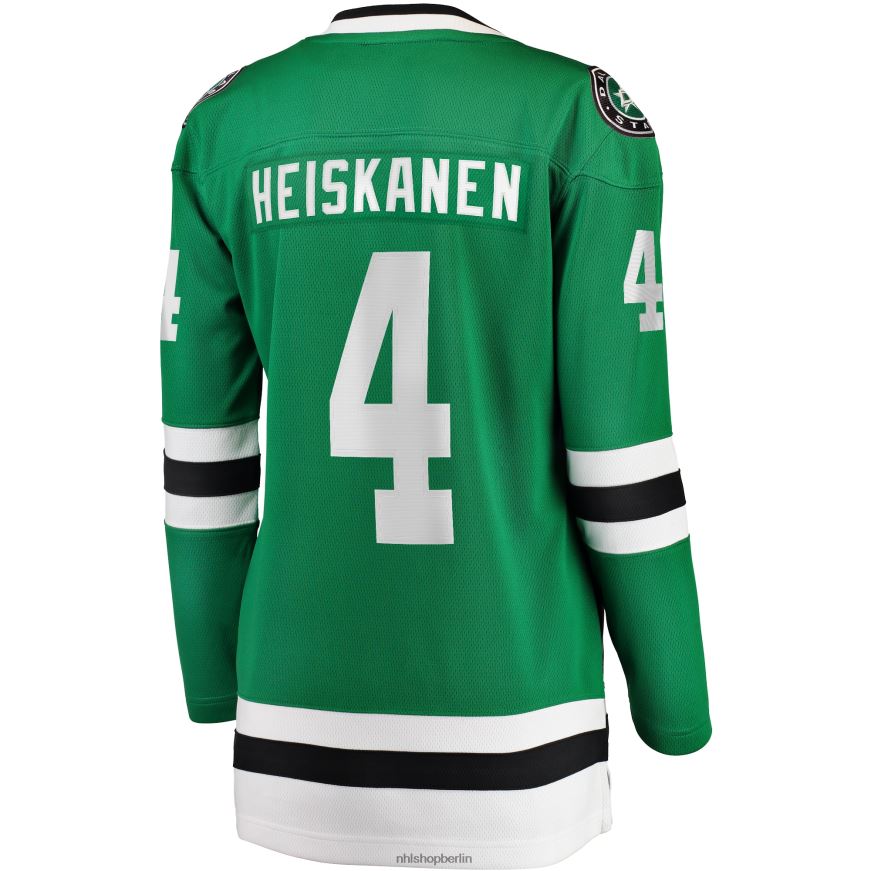 Frauen NHL Dallas Stars Miro Heiskanen Fanatics-Branding-Kelly-Green-Heimtrikot für Breakaway-Spieler Kleidung BF680T1975