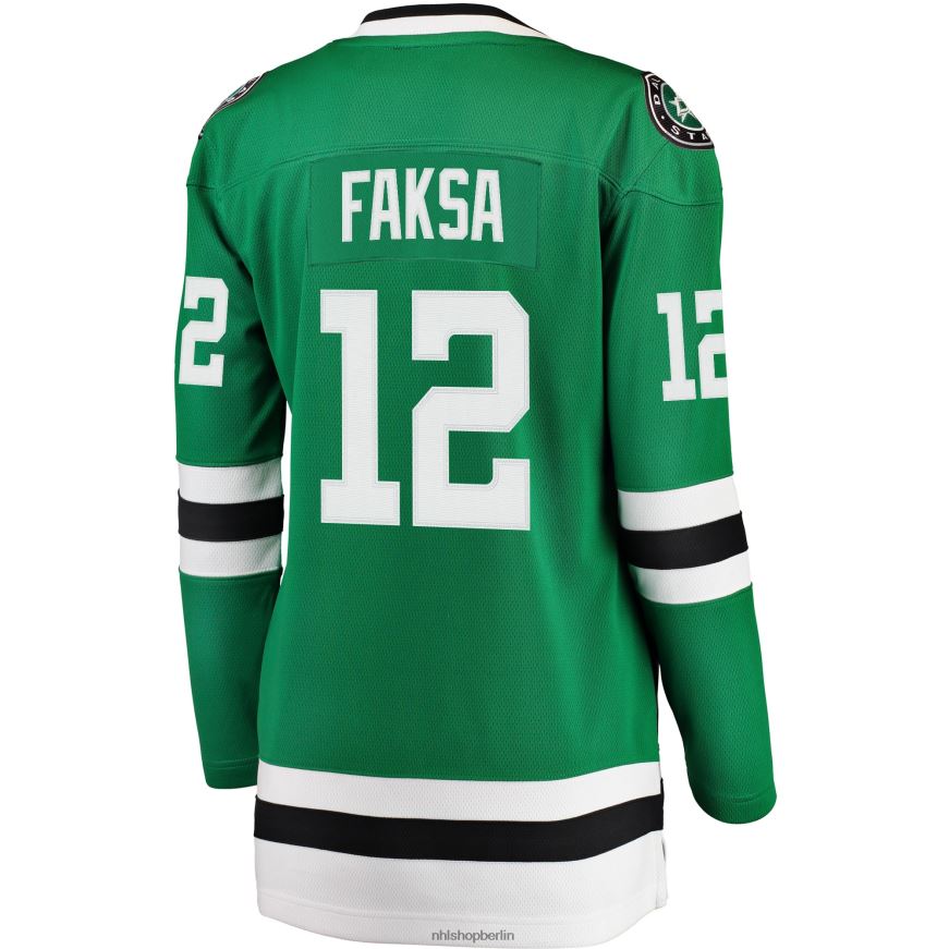 Frauen NHL Dallas Stars Radek Faksa Fanatics Branded Kelly Green Breakaway-Spielertrikot Kleidung BF680T2310