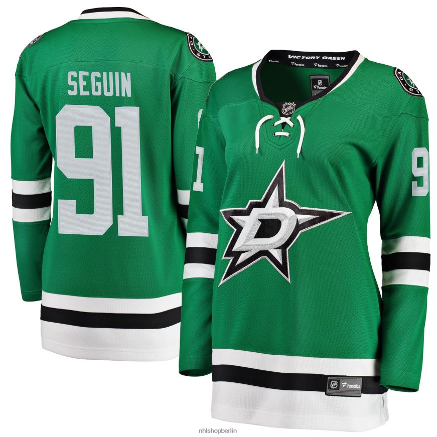 Frauen NHL Dallas Stars Tyler Seguin Fanatics-gebrandetes grünes Home-Breakaway-Spielertrikot Kleidung BF680T526