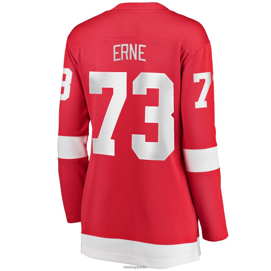 Frauen NHL Detroit Red Wings Adam Erne Fanatics-gebrandetes rotes Home-Breakaway-Spielertrikot Kleidung BF680T1895