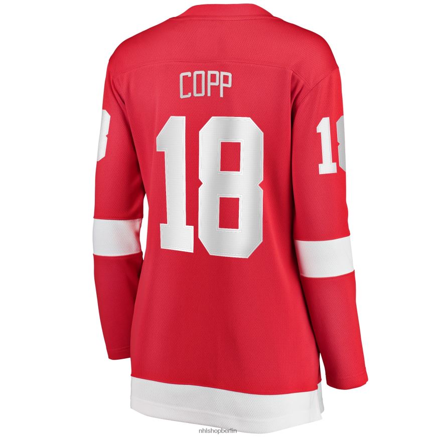 Frauen NHL Detroit Red Wings Andrew Copp Fanatics-gebrandetes rotes Home-Breakaway-Spielertrikot Kleidung BF680T1896