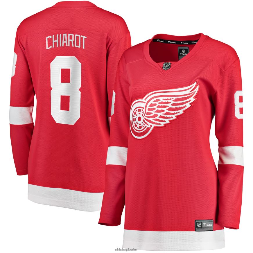 Frauen NHL Detroit Red Wings Ben Chiarot Fanatics-gebrandetes rotes Home-Breakaway-Spielertrikot Kleidung BF680T1890