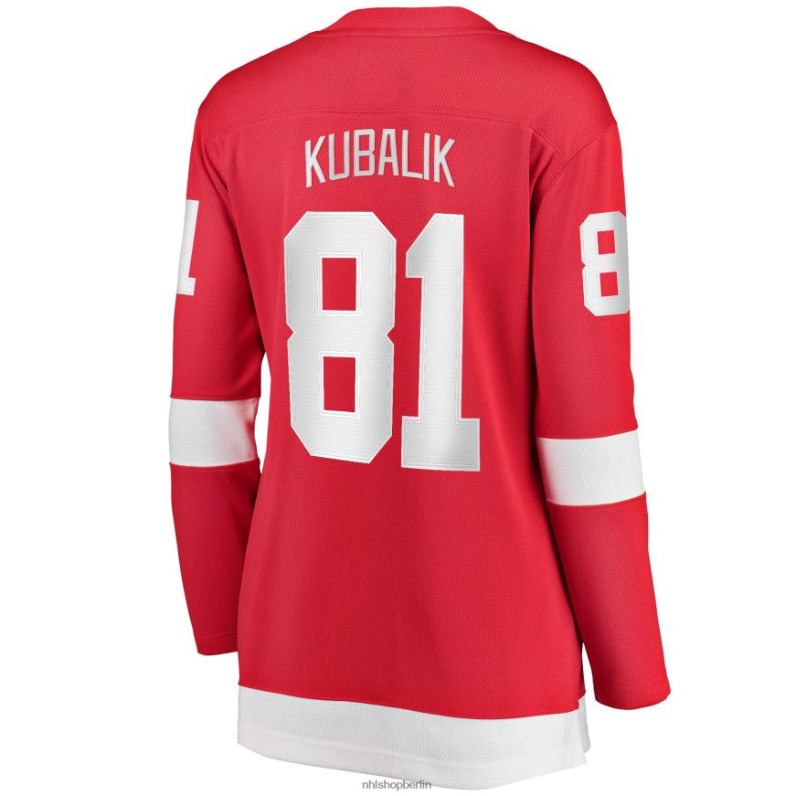 Frauen NHL Detroit Red Wings Dominik Kubalik Fanatics-gebrandetes rotes Home-Breakaway-Spielertrikot Kleidung BF680T1769