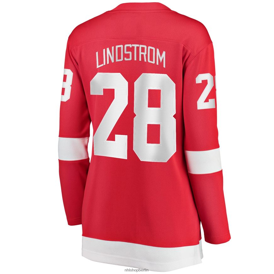 Frauen NHL Detroit Red Wings Gustav Lindstrom Fanatics-gebrandetes rotes Home-Breakaway-Spielertrikot Kleidung BF680T1767