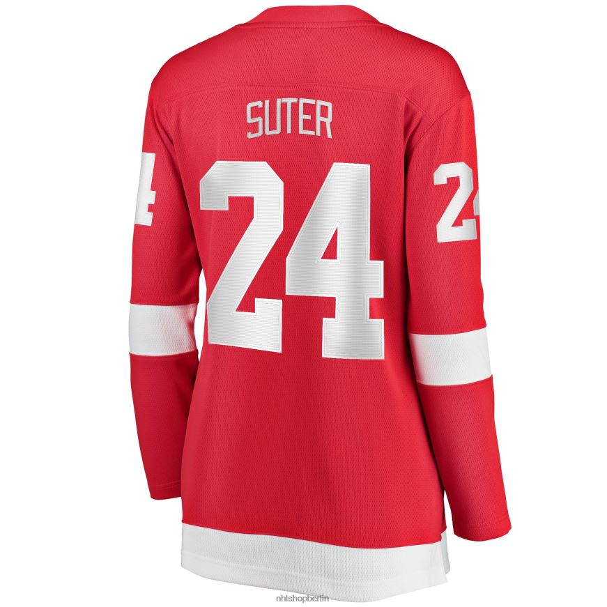 Frauen NHL Detroit Red Wings Pius Suter Fanatics-gebrandetes rotes Home-Breakaway-Spielertrikot Kleidung BF680T2386