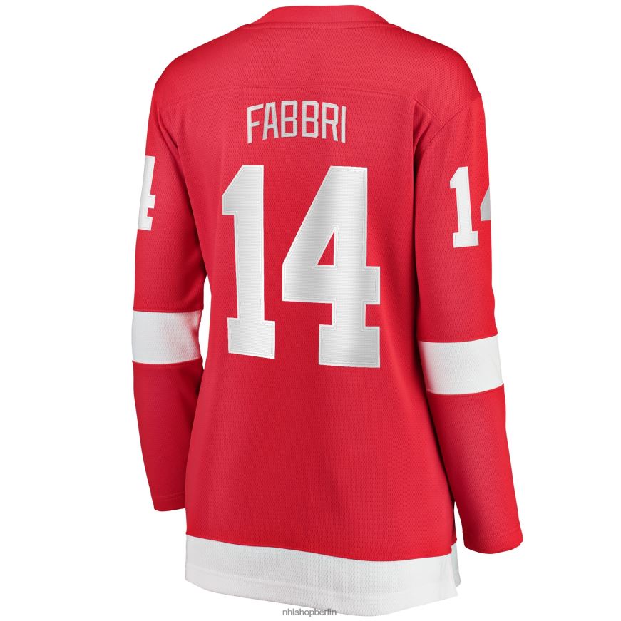 Frauen NHL Detroit Red Wings Robby Fabbri Fanatics-gebrandetes rotes Home-Breakaway-Spielertrikot Kleidung BF680T2418