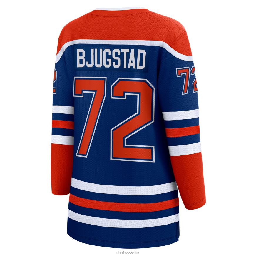 Frauen NHL Edmonton Oilers Nick Bjugstad Fanatics-gebrandetes königliches Breakaway-Heimtrikot Kleidung BF680T1342