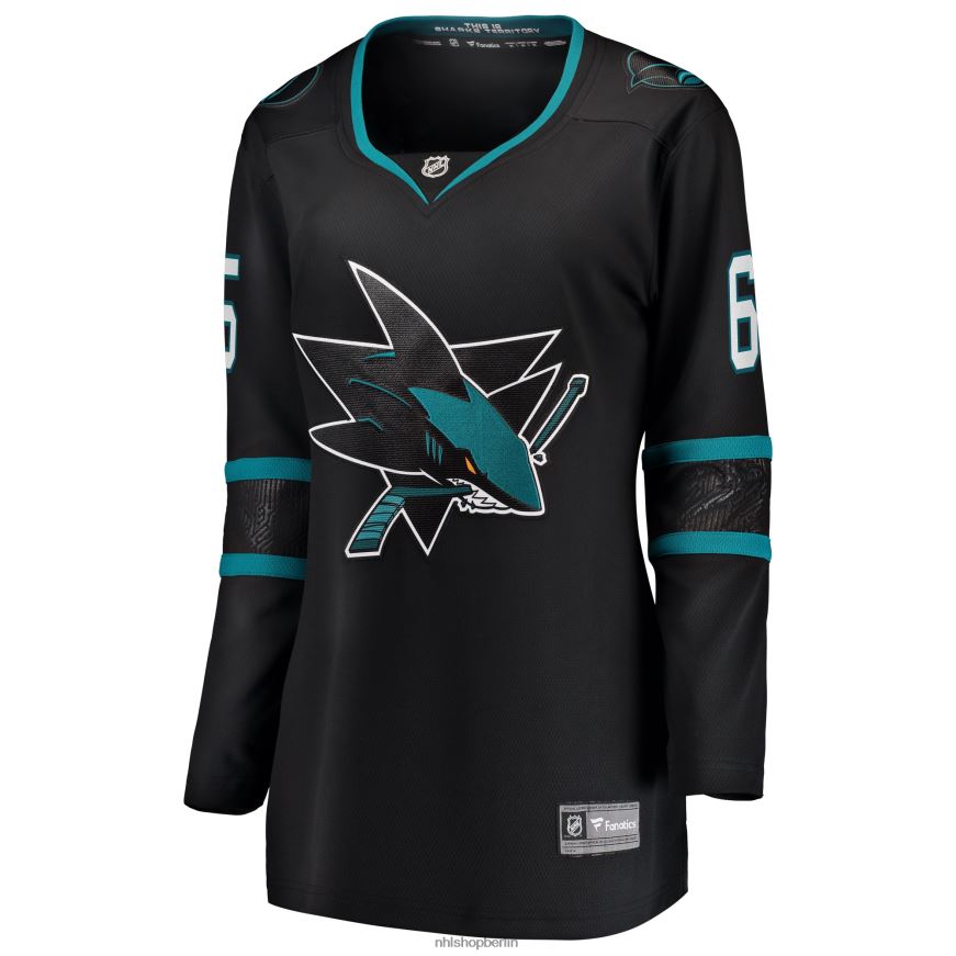 Frauen NHL Erik Karlsson San Jose Sharks Fanatics Branded Alternative Premier Breakaway Player Trikot – Schwarz Kleidung BF680T945