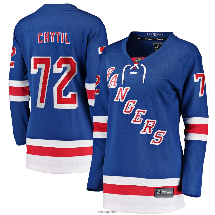 Frauen NHL Filip Chytil New York Rangers Fanatics Branded Home Breakaway-Spielertrikot – Blau Kleidung BF680T1603