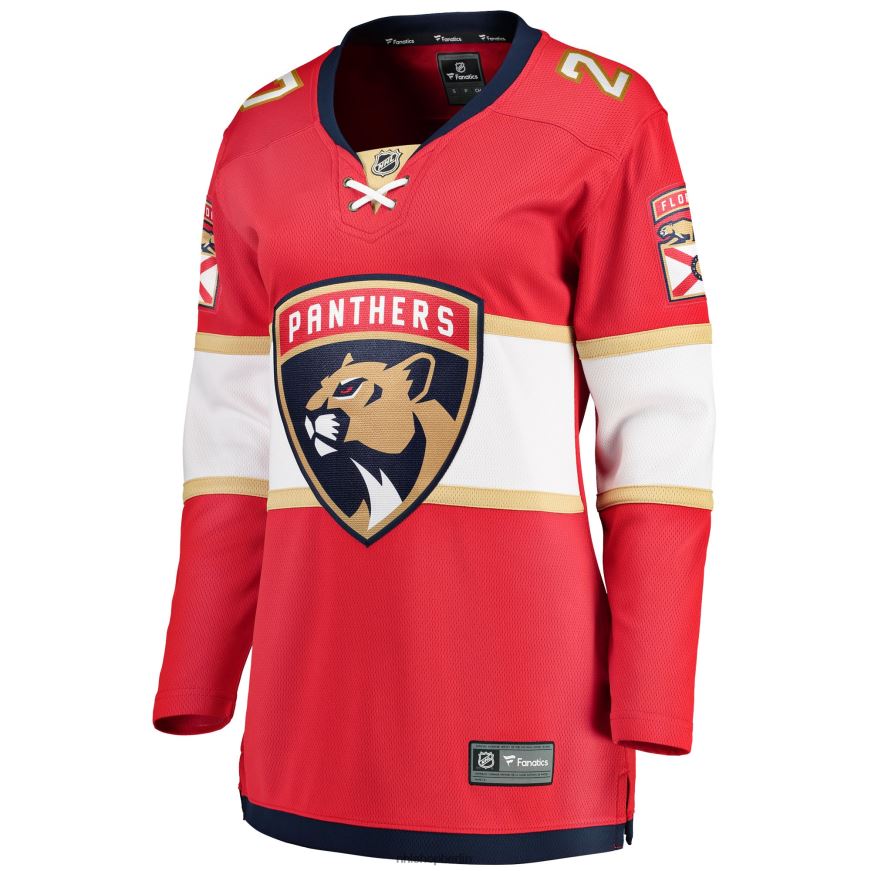 Frauen NHL Florida Panthers Eetu Luostarinen Fanatics-gebrandetes rotes Home-Breakaway-Spielertrikot Kleidung BF680T2265