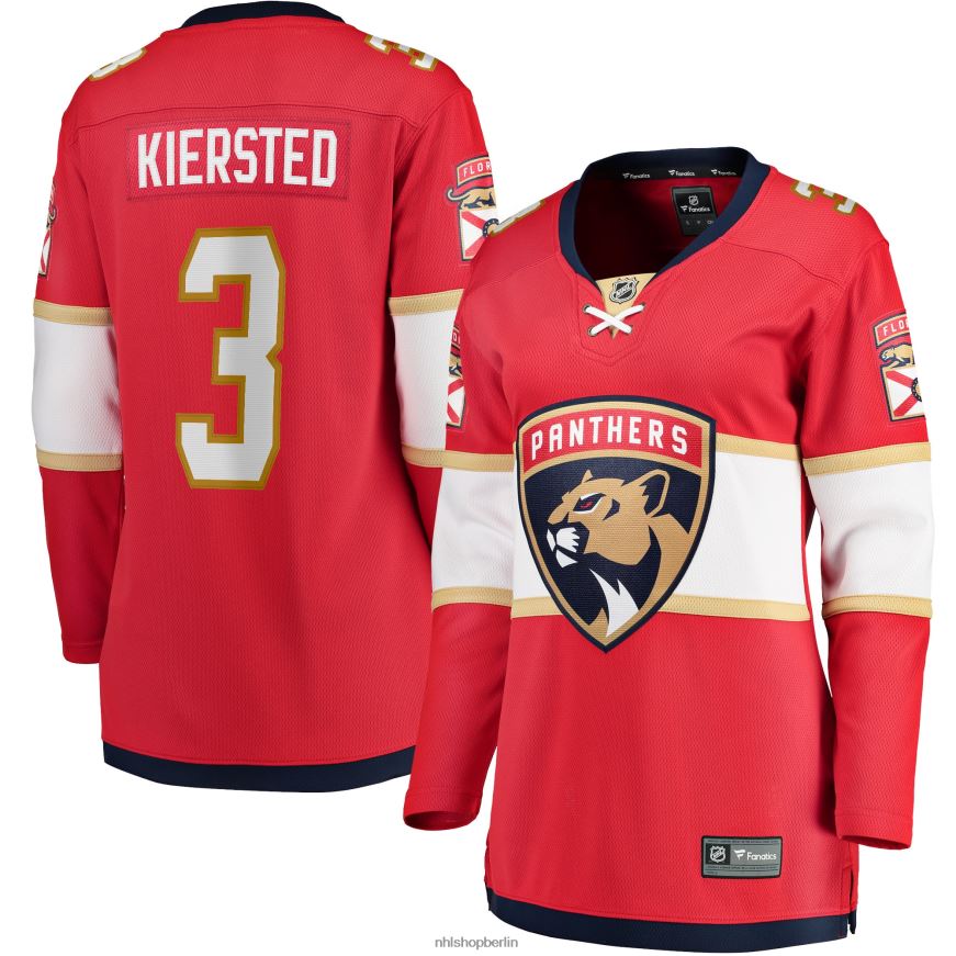 Frauen NHL Florida Panthers Matt Kiersted Fanatics-gebrandetes rotes Heimmannschafts-Abtrünnigen-Spielertrikot Kleidung BF680T2157