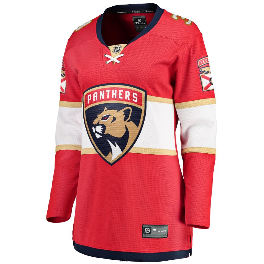 Frauen NHL Florida Panthers Matt Kiersted Fanatics-gebrandetes rotes Heimmannschafts-Abtrünnigen-Spielertrikot Kleidung BF680T2157