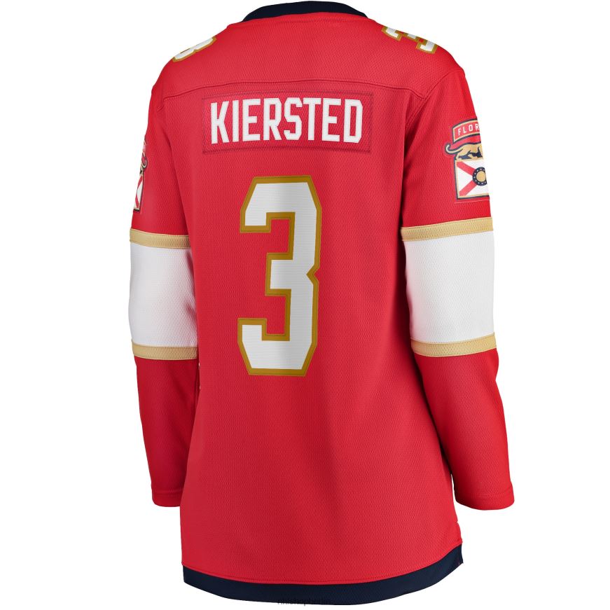 Frauen NHL Florida Panthers Matt Kiersted Fanatics-gebrandetes rotes Heimmannschafts-Abtrünnigen-Spielertrikot Kleidung BF680T2157