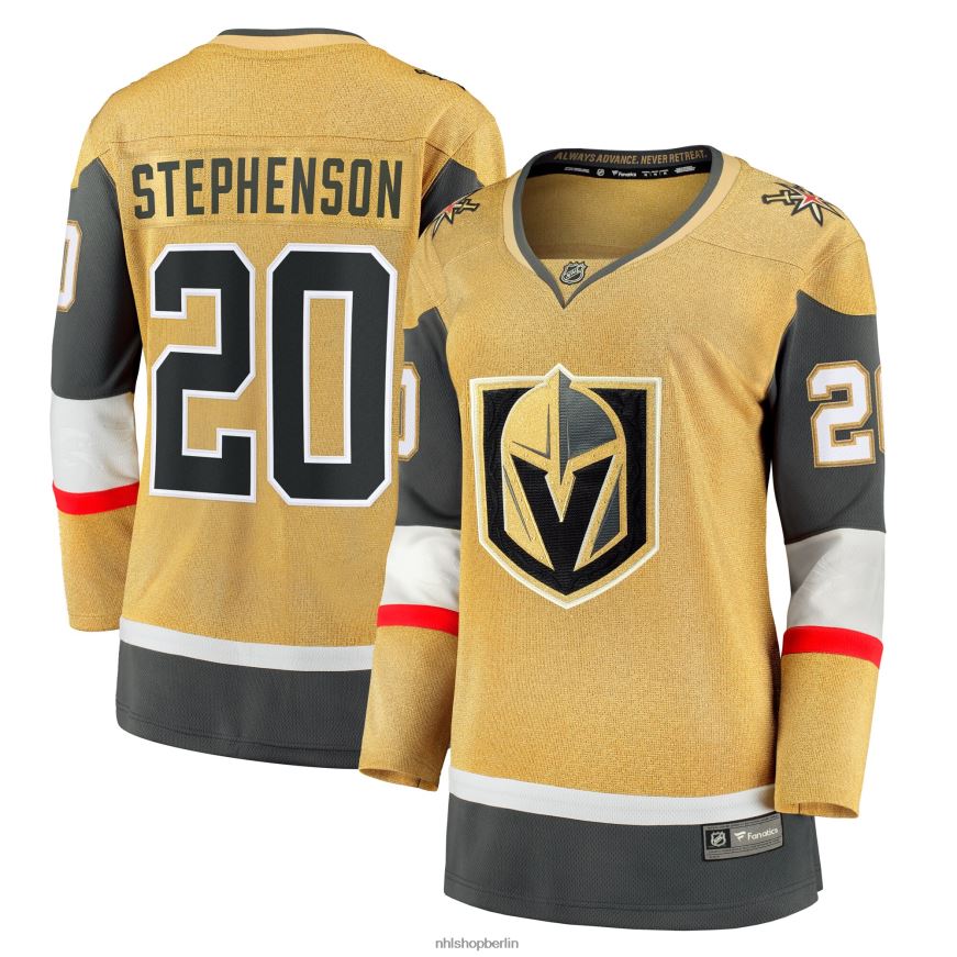 Frauen NHL Goldenes Breakaway-Heimtrikot der Vegas Golden Knights von Chandler Stephenson Fanatics Kleidung BF680T1590