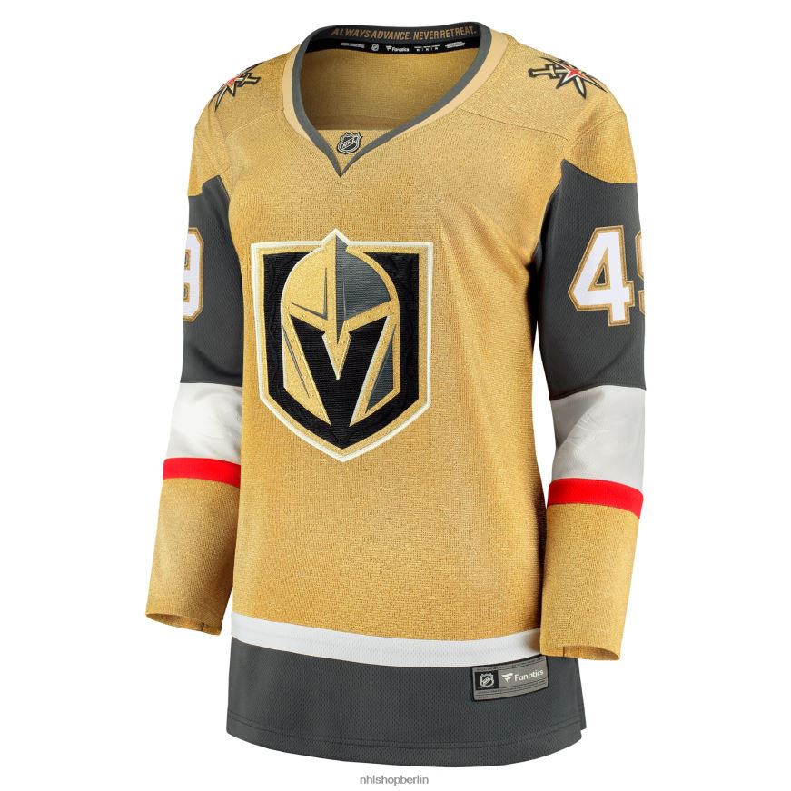 Frauen NHL Goldenes Home-Breakaway-Trikot der Vegas Golden Knights mit Fanatics-Logo von Ivan Barbashev Kleidung BF680T1588