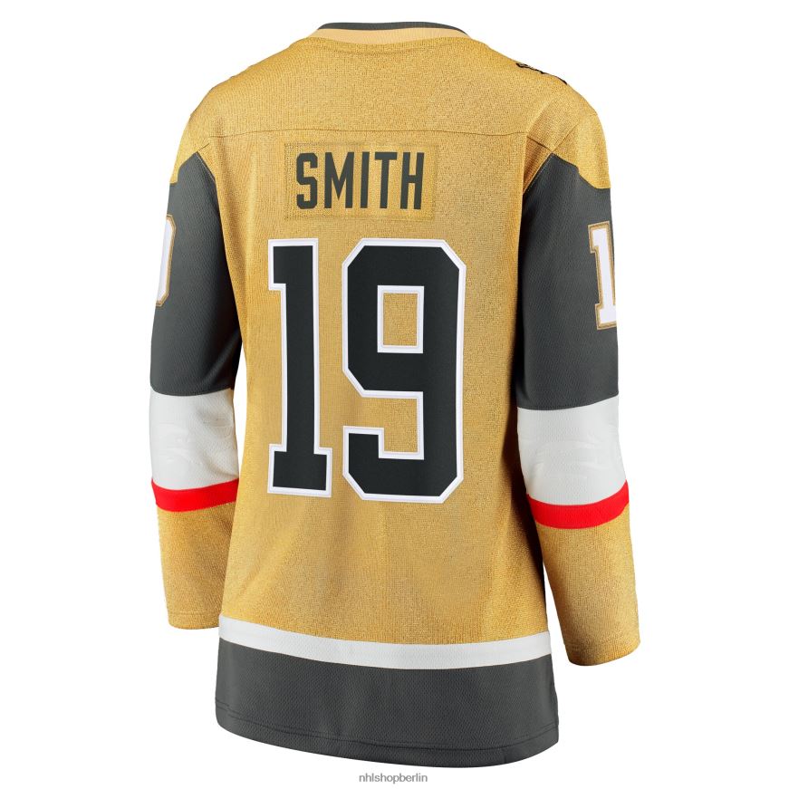 Frauen NHL Goldenes Home-Breakaway-Trikot der Vegas Golden Knights mit Reilly-Smith-Fanatiker-Logo Kleidung BF680T1587