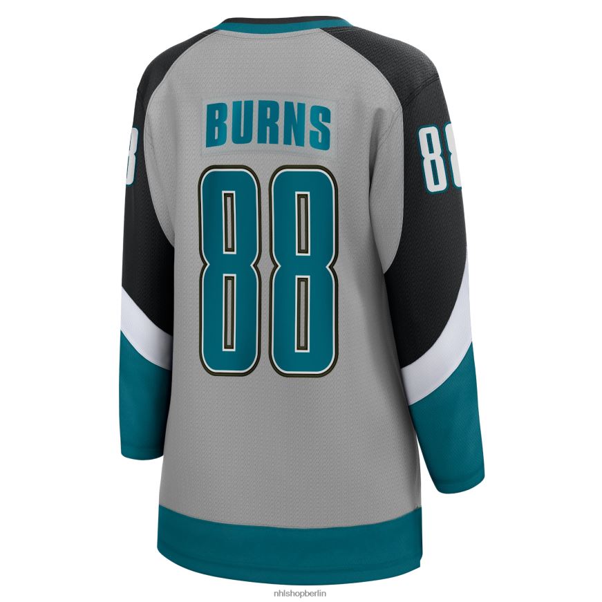 Frauen NHL Graues 2020/21 Special Edition Breakaway-Spielertrikot der San Jose Sharks Brent Burns Fanatics Kleidung BF680T1651