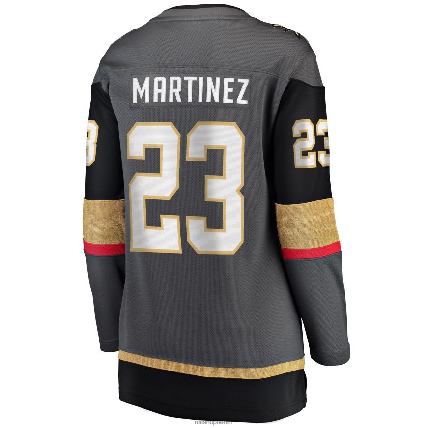 Frauen NHL Graues Breakaway-Alec-Martinez-Fanatiker-Trikot der Vegas Golden Knights mit Branding für alternative Spieler Kleidung BF680T1675