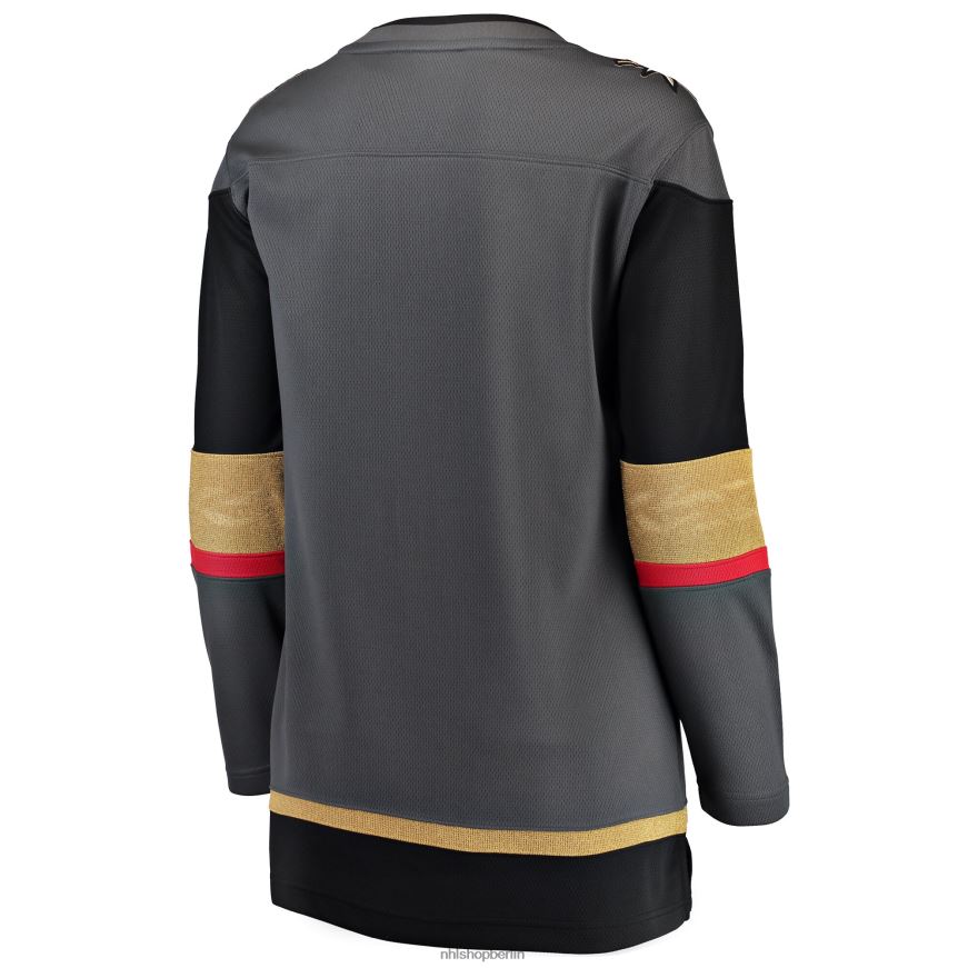 Frauen NHL Graues Breakaway-Ausweichtrikot der Vegas Golden Knights mit Fanatics-Logo Kleidung BF680T524