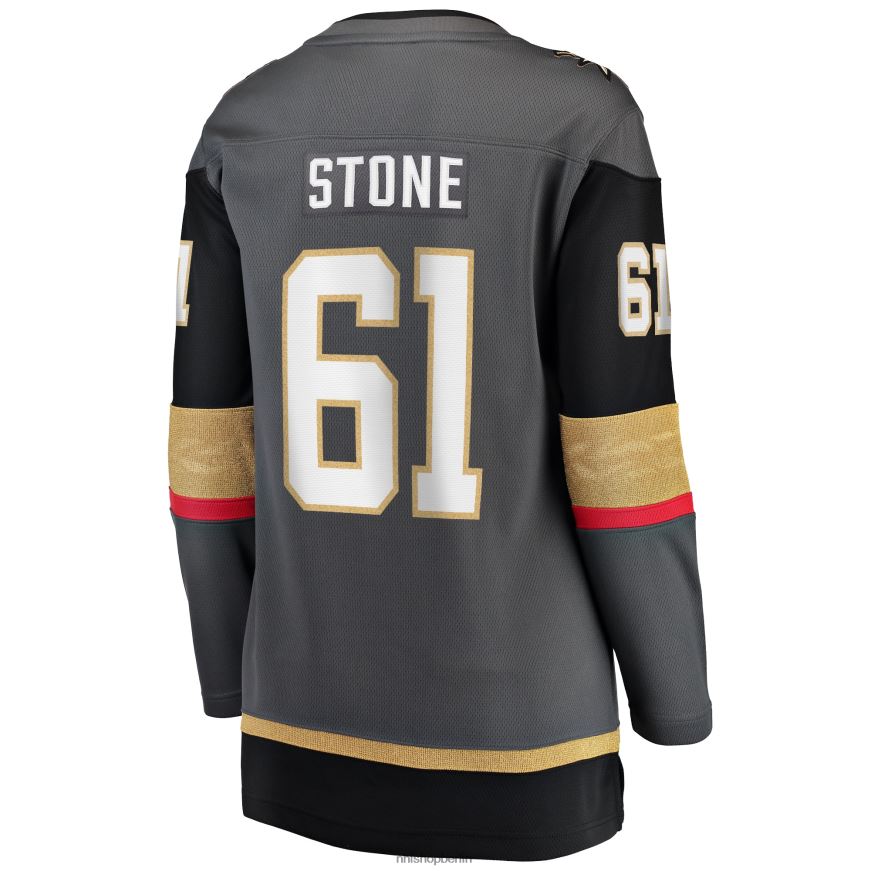 Frauen NHL Graues Breakaway-Spielertrikot der Vegas Golden Knights mit Mark Stone Fanatics-Logo Kleidung BF680T1504