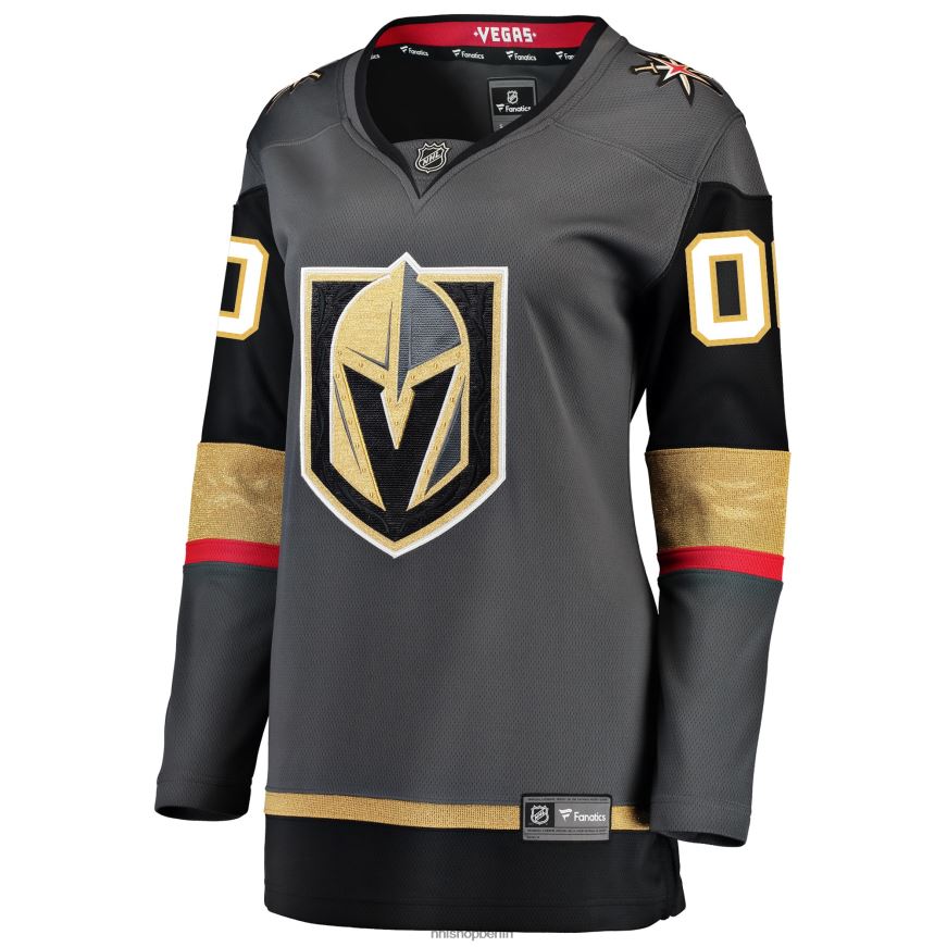 Frauen NHL Graues alternatives Breakaway-Trikot mit Fanatics-Logo der Vegas Golden Knights Kleidung BF680T469