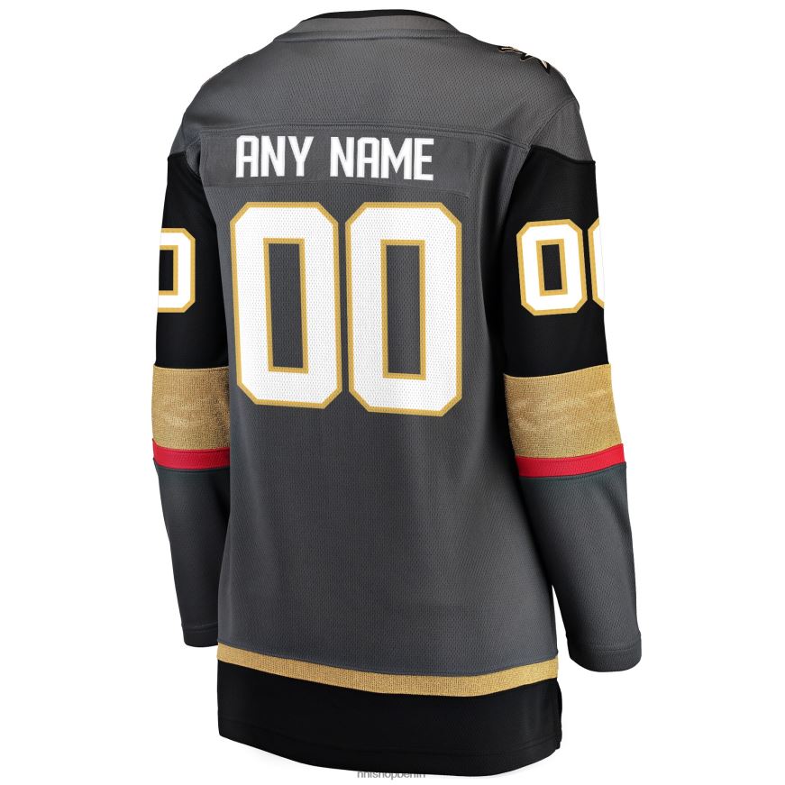 Frauen NHL Graues alternatives Breakaway-Trikot mit Fanatics-Logo der Vegas Golden Knights Kleidung BF680T469