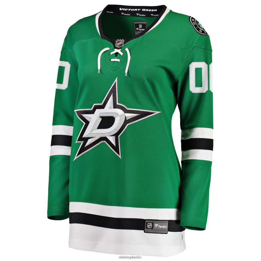 Frauen NHL Grünes Heim-Breakaway-Trikot mit Dallas-Stars-Fanatiker-Logo Kleidung BF680T1147