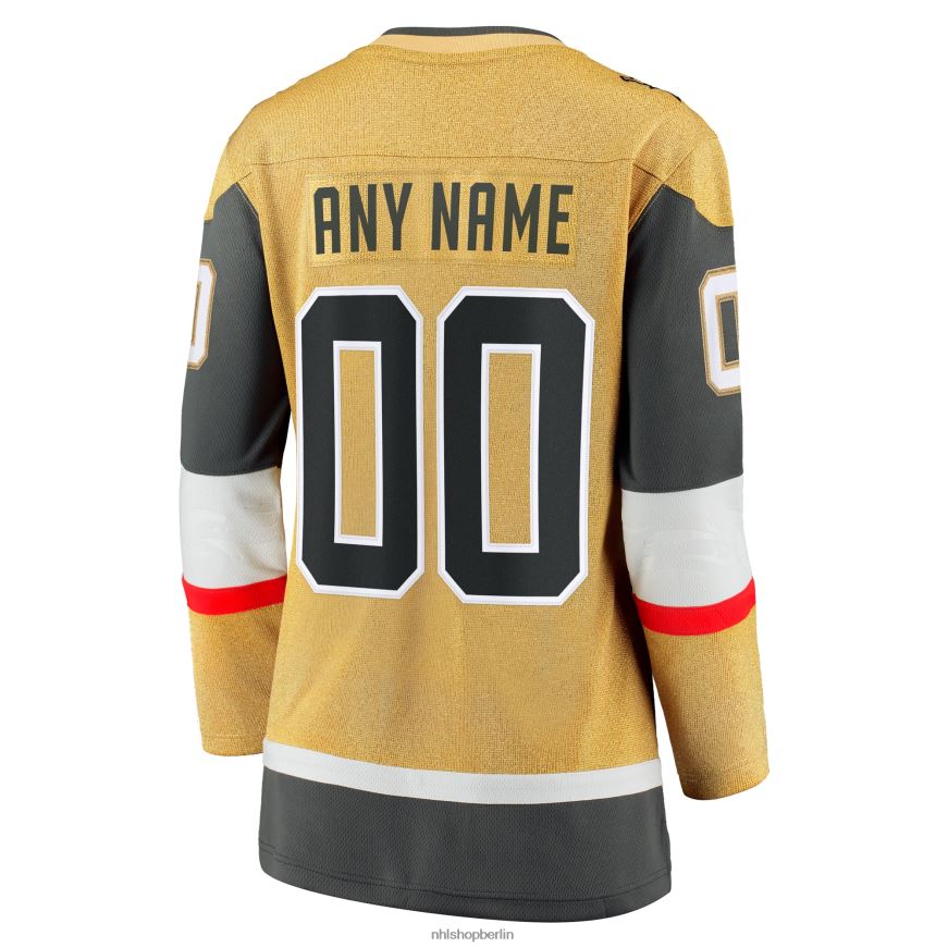 Frauen NHL Individuelles Home-Breakaway-Trikot der Vegas Golden Knights mit Fanatics-Logo Kleidung BF680T823