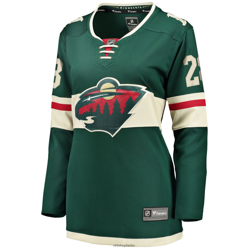 Frauen NHL Minnesota Wild Gustav Nyquist Fanatics-gebrandetes grünes Breakaway-Heimtrikot Kleidung BF680T2314