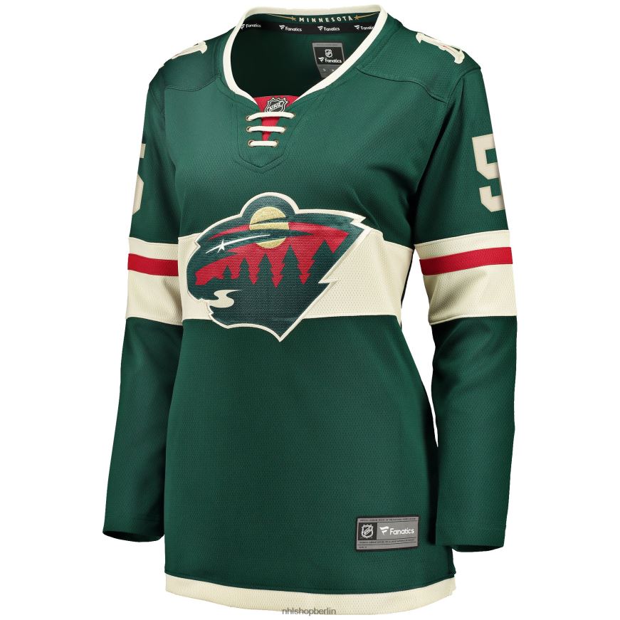 Frauen NHL Minnesota Wild Jake Middleton Fanatics-gebrandetes grünes Home-Breakaway-Spielertrikot Kleidung BF680T1653