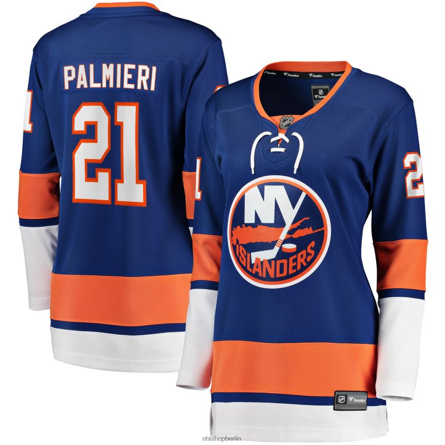 Frauen NHL New York Islanders Kyle Palmieri Fanatics Branded Royal 2017/18 Heim-Breakaway-Replika-Trikot Kleidung BF680T2353