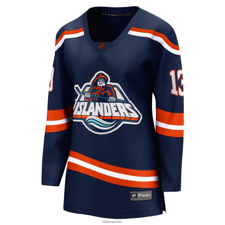 Frauen NHL New York Islanders Mathew Barzal Fanatics Branded Navy Special Edition 20 Breakaway-Spielertrikot Kleidung BF680T988