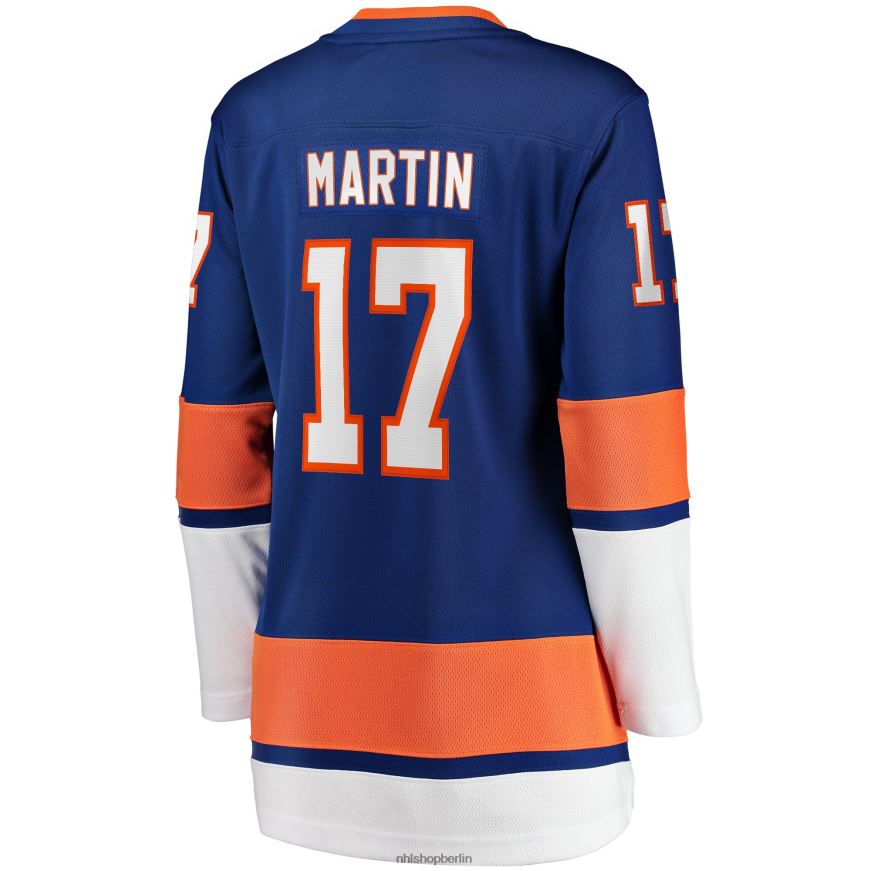 Frauen NHL New York Islanders Matt Martin Fanatics gebrandetes Royal Home Team Breakaway-Spielertrikot Kleidung BF680T1128