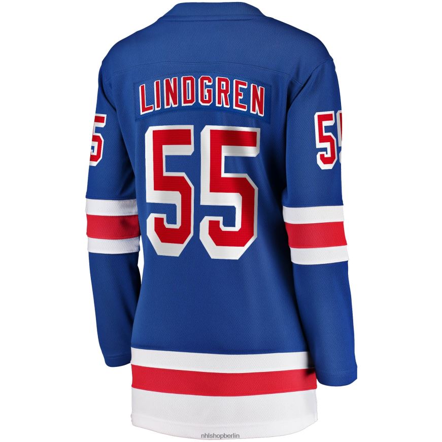 Frauen NHL New York Rangers Ryan Lindgren Fanatics Branded Blue 2017/18 Breakaway-Heimtrikot Kleidung BF680T774