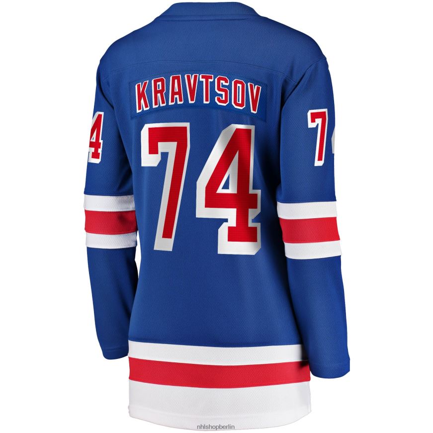 Frauen NHL New York Rangers Vitali Kravtsov Fanatics Branded Blue 2017/18 Breakaway-Heimtrikot Kleidung BF680T2228