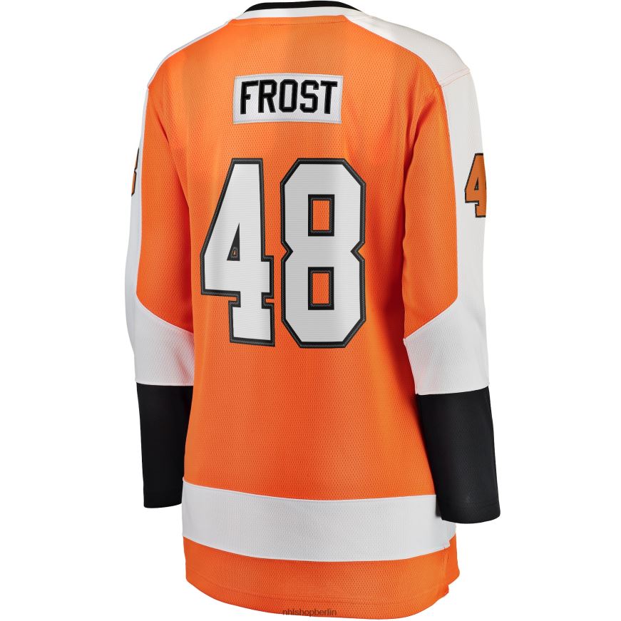 Frauen NHL Orangefarbenes Breakaway-Spielertrikot der Philadelphia Flyers mit Fanatics-Logo von Morgan Frost Kleidung BF680T1563