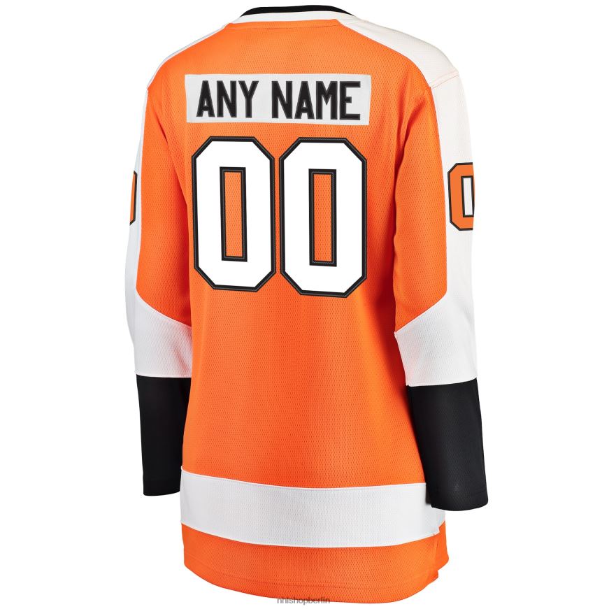 Frauen NHL Orangefarbenes Home-Breakaway-Trikot mit Fanatics-Logo der Philadelphia Flyers Kleidung BF680T1470