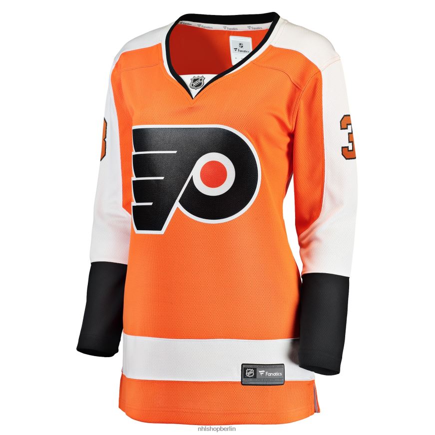 Frauen NHL Philadelphia Flyers Keith Yandle Fanatics-gebrandetes orangefarbenes Home-Breakaway-Spielertrikot Kleidung BF680T2174