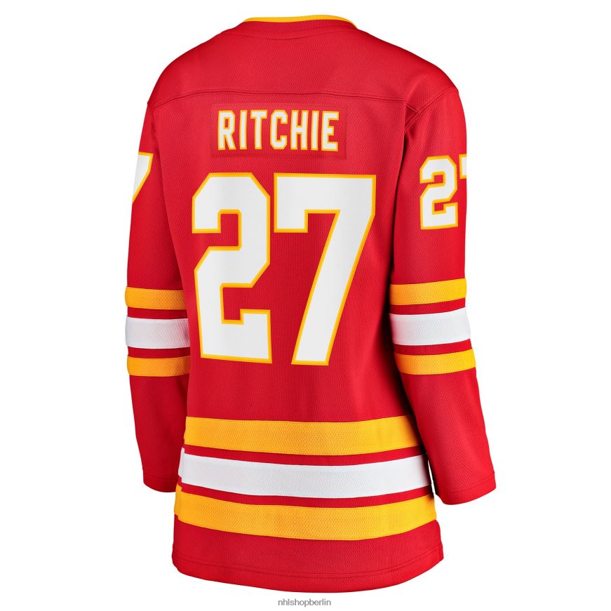 Frauen NHL Rotes Breakaway-Heimtrikot der Calgary Flames mit Nick Ritchie Fanatics-Logo Kleidung BF680T1510