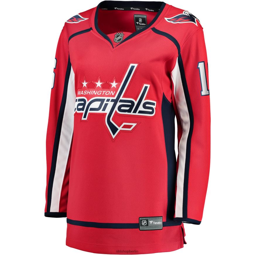 Frauen NHL Rotes Breakaway-Heimtrikot der Washington Capitals mit Craig-Smith-Fanatiker-Logo Kleidung BF680T2148