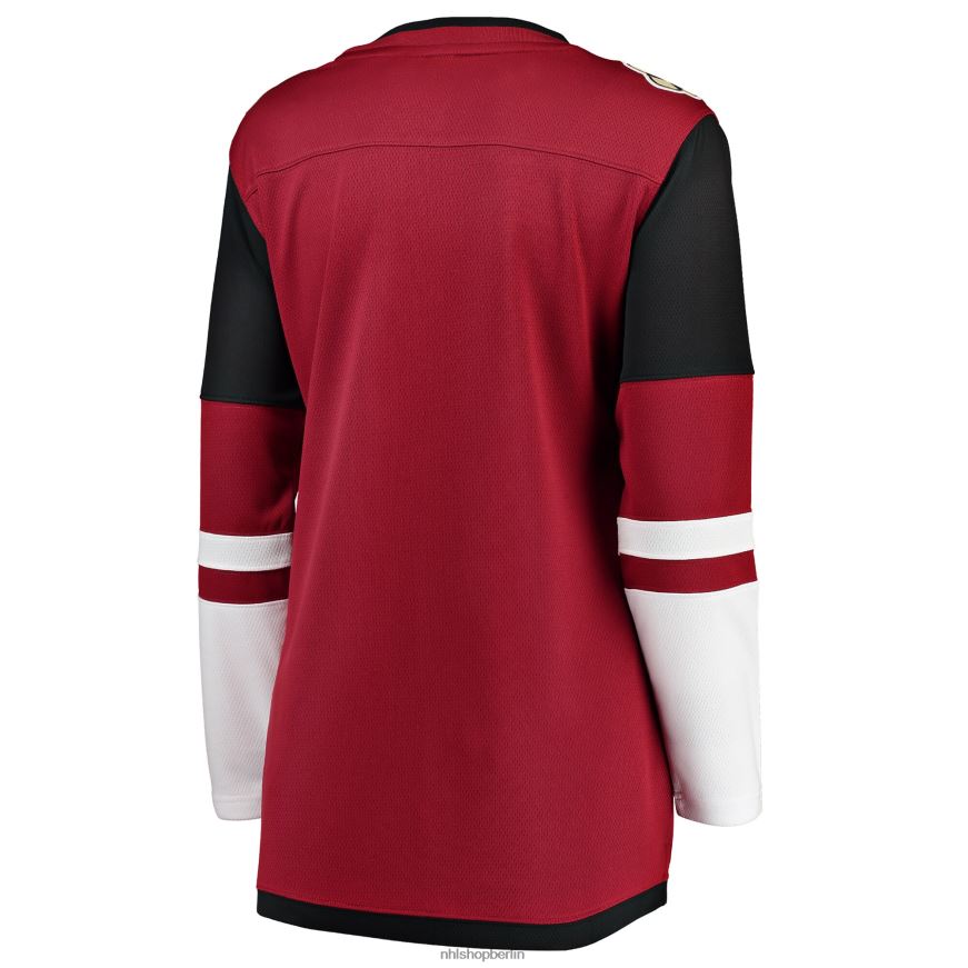 Frauen NHL Rotes Breakaway-Heimtrikot mit Fanatics-Logo der Arizona Coyotes Kleidung BF680T910