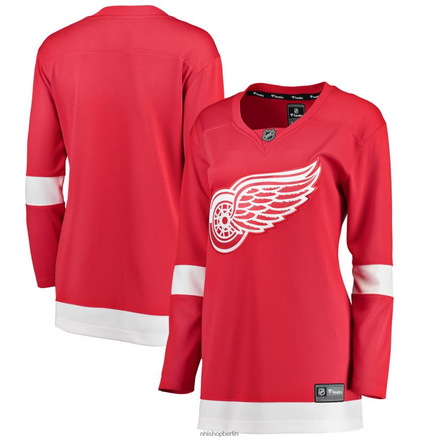 Frauen NHL Rotes Breakaway-Heimtrikot mit Fanatics-Logo der Detroit Red Wings Kleidung BF680T611